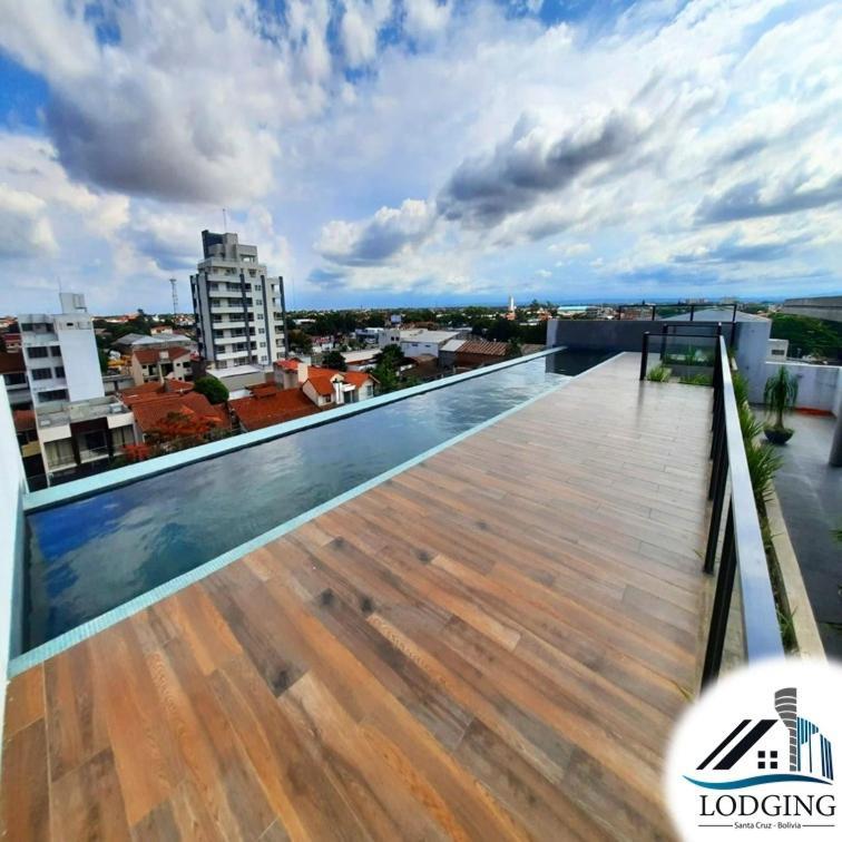 Apto Moderno Con Piscina De Borde Infinito 圣克鲁斯 外观 照片